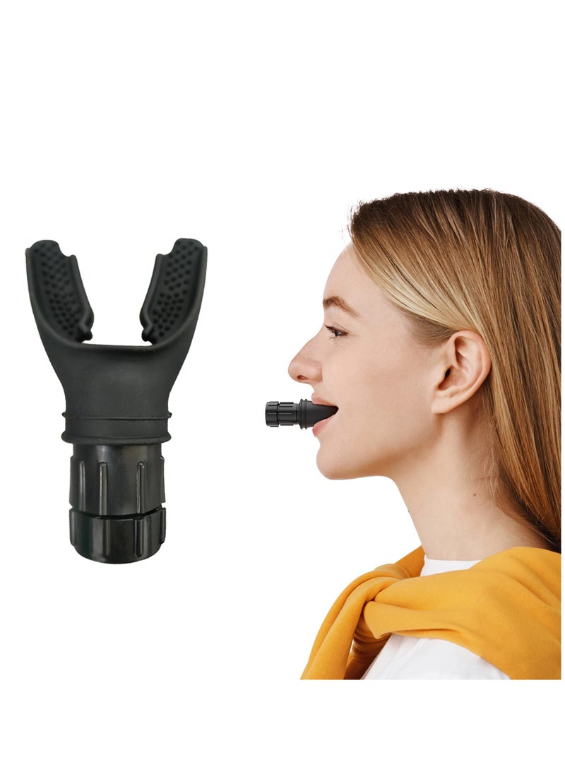 Generic - Breathing Training Device Portable Adjustable Resistance Lung Exerciser for Daily Care and Exercise - Image 1