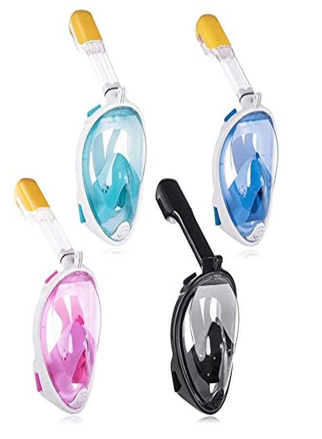 Matiko Full Face Snorkel Mask, 180° Panoramic Viewing Snorkeling and Diving Mask with Action Camera Mount, Easy Breath Anti-Fog Anti-Leak Snorkeling Design for Adults { Multicolour } - Image 5