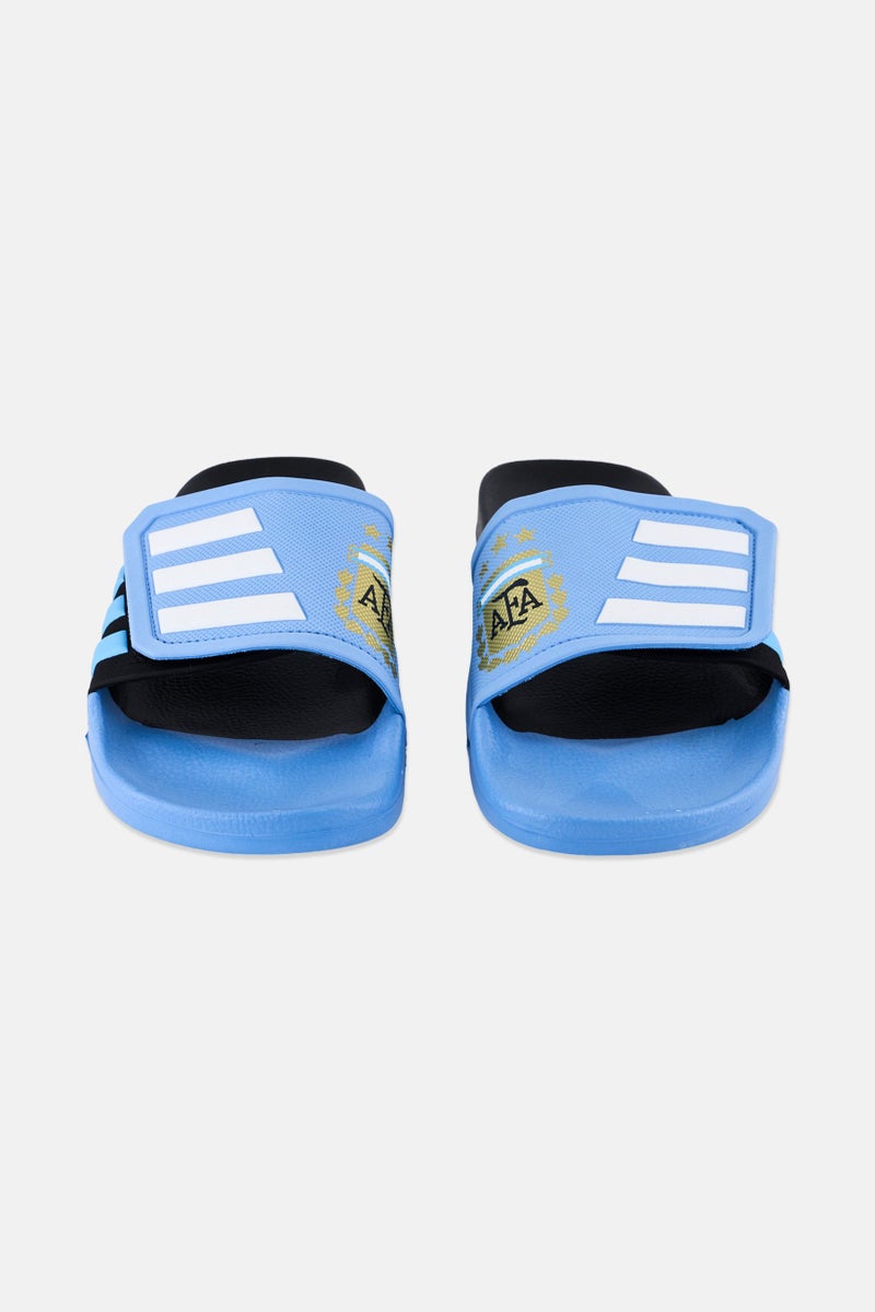 Adidas Men Adilette TND Slip On Slide, Blue - Image 4