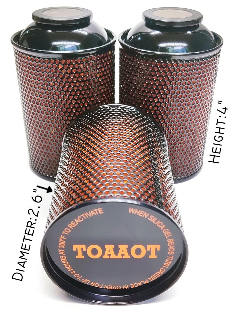 TOAAOT Gun Safe Dehumidifier, Moisture Absorbers, TOAAOT 200g Silica Gel Canister for Gun Case, Tool Box (3 Units) - Image 5