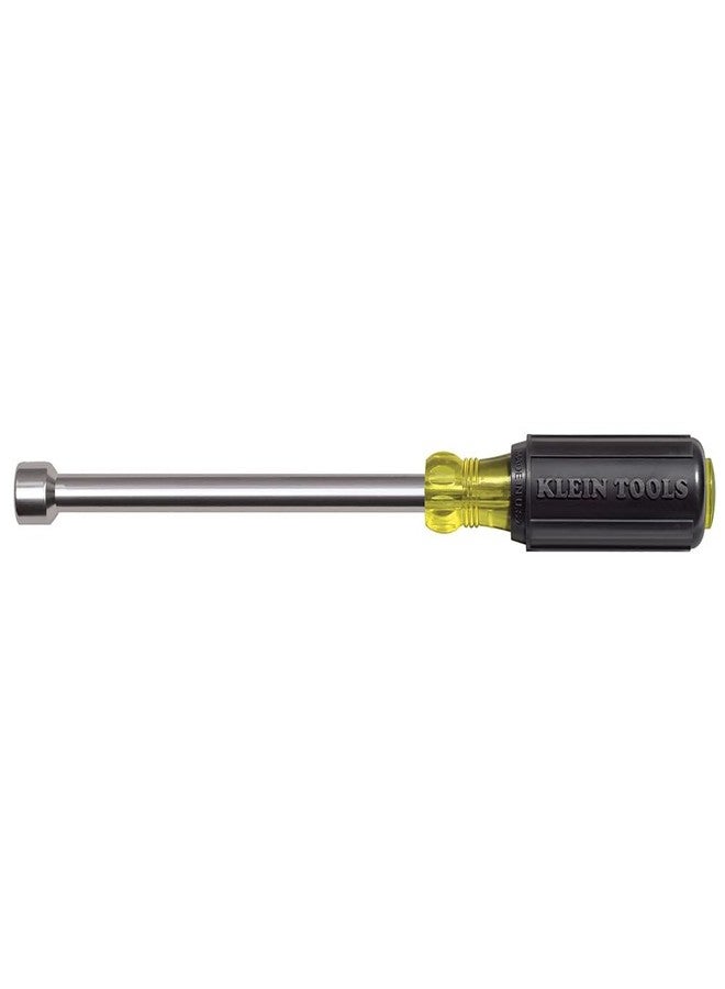 Klein Tools 646-1/2M 1/2-Inch Hex Magnetic Tip Nut Driver, Made in USA, 6-Inch Hollow Shaft and Cushion Grip Handle - Image 2