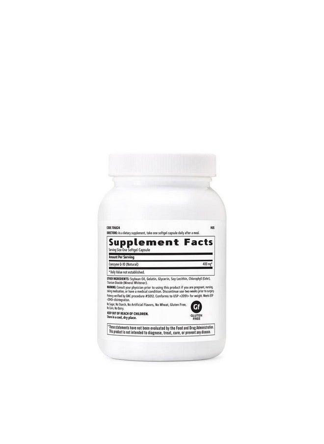 GNC - GNC CoQ-10 400mg | Supports Heart Health | 60 Count - Image 1