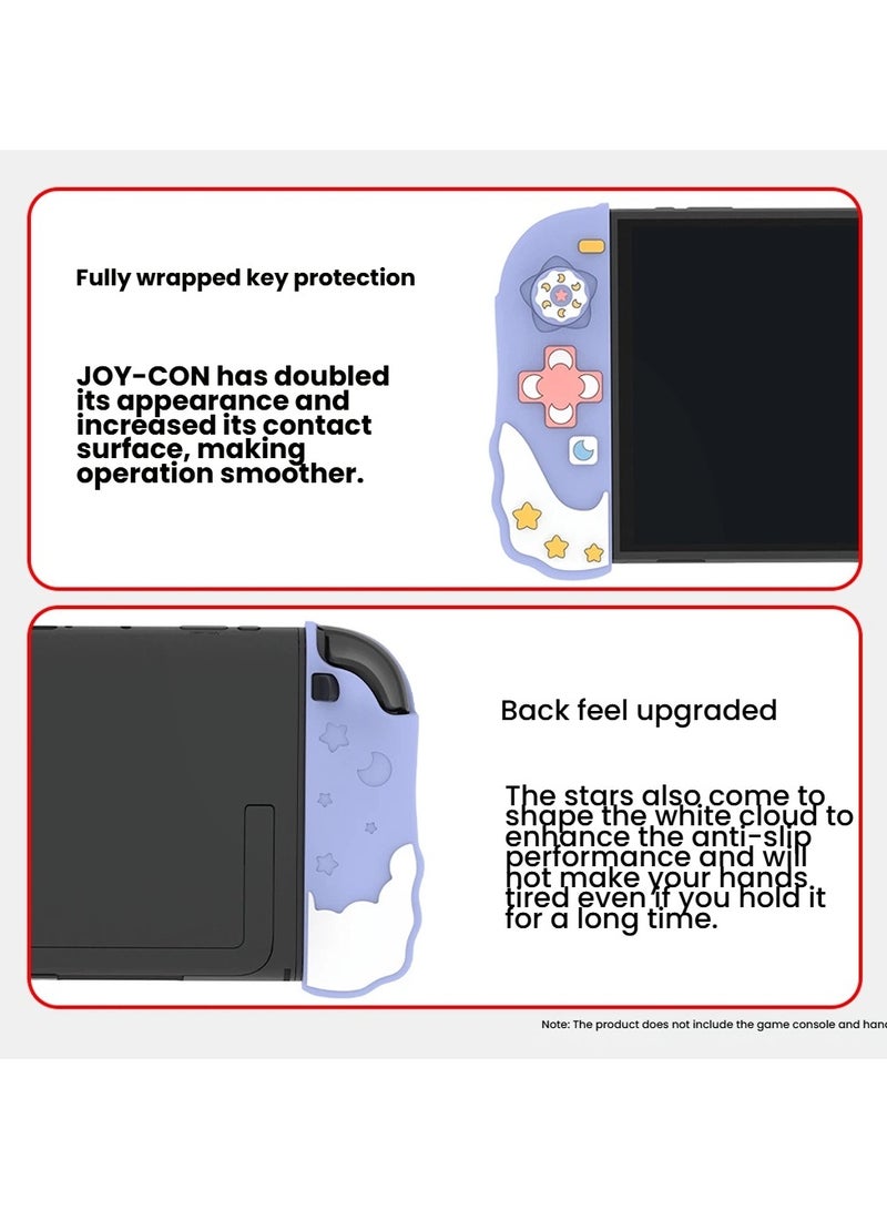 Compatible with Nintendo Switch 2 Protective Case Split-Style Silicone Controller Covers Full-Edge Shockproof Protective Case for Console and Controllers Anti-Slip, Wear-Resistant Gaming Accessories - Image 2