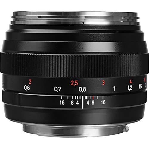 Zeiss عدسة كاميرا قياسية ZEISS Classic Planar ZE T* 50mm f/1.4 لنظام Canon EF-Mount SLR DSLR، سوداء - Image 4
