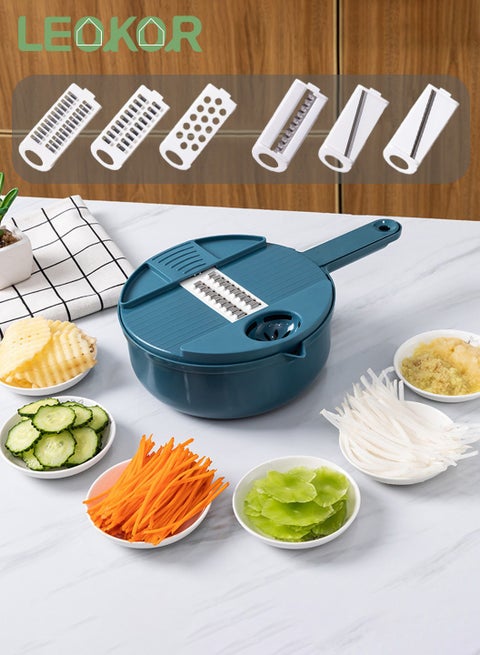 12 In 1 Multifunction Food Chopper Vegetable Slicer with Container Dicing Machine Food Slicer