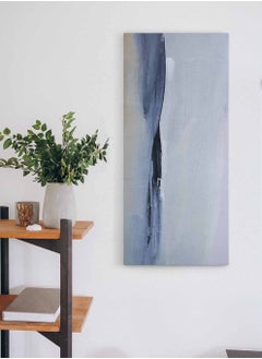 LOWHA Framed Canvas Wall Art Stretched Over Wooden Frame, Panorama Orientation Abstract Art Painting, For Home, Living Room, Office Décor  - Image 1