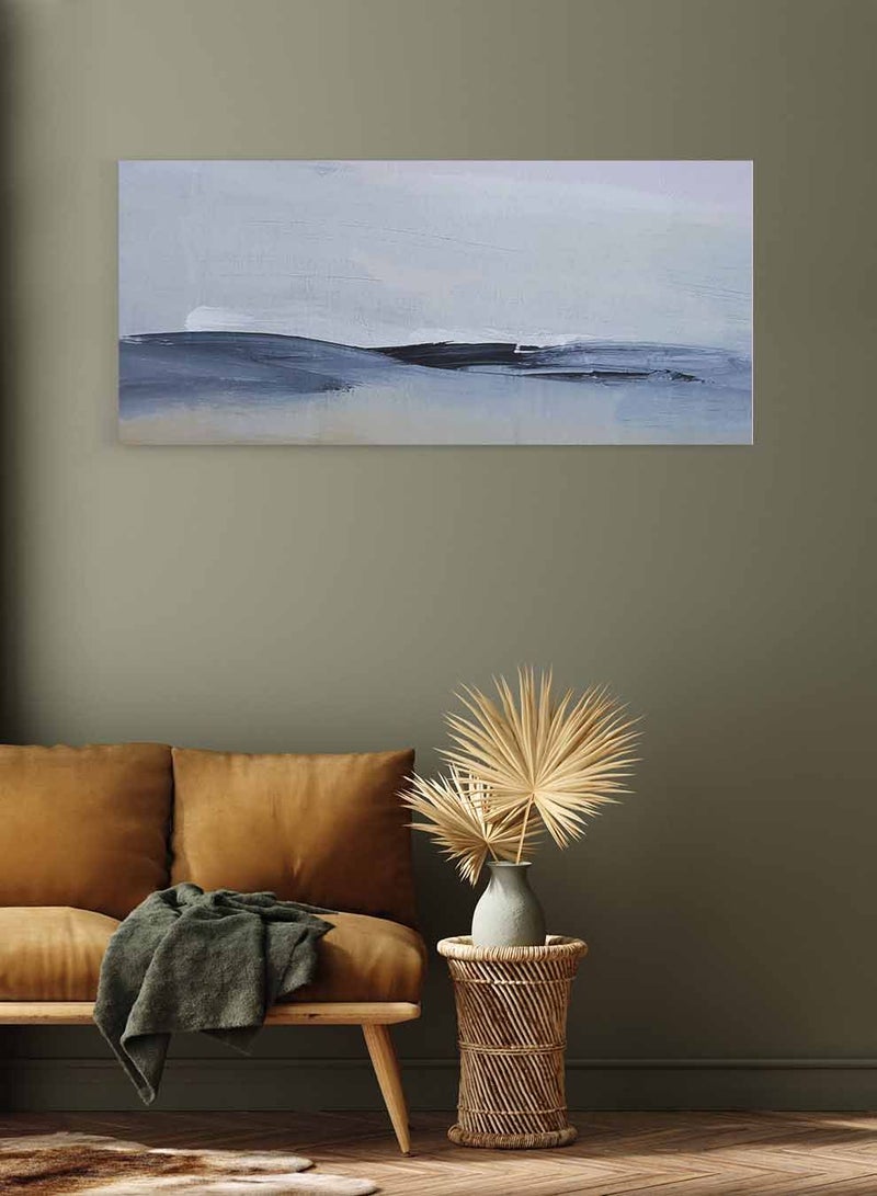 لوحة كانفاس على إطار خشبي بمنظر بانوراما، تصميم فن تجريدي، للمنزل، غرفة المعيشة، المكتب، الديكور - Image 3