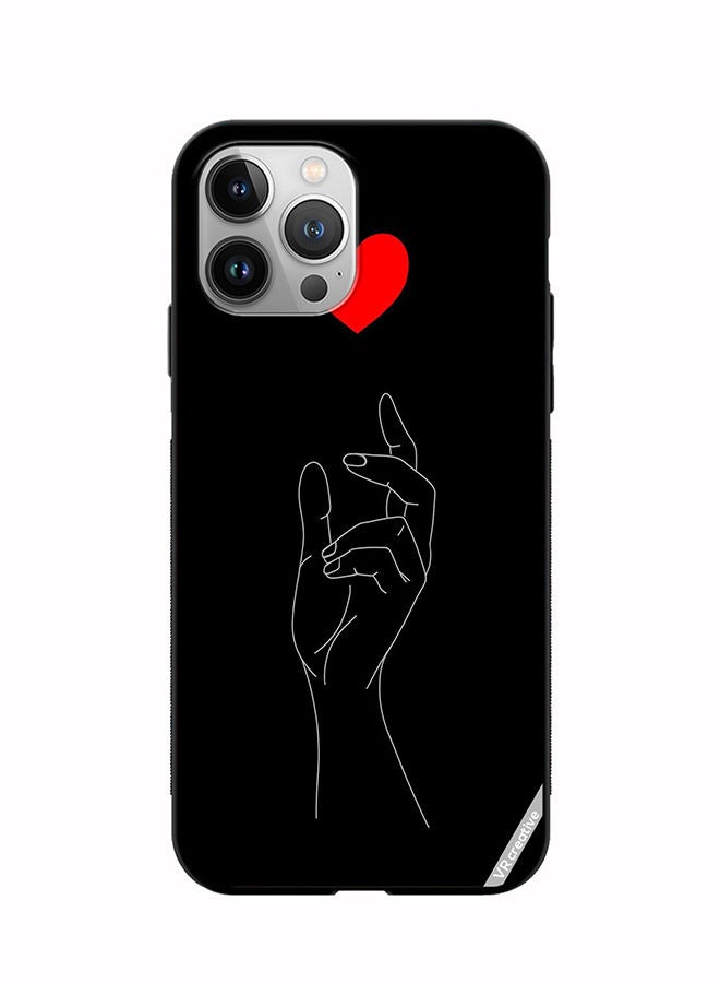VR CREATIVE Protective Case Cover For Apple iPhone 12 Pro Hear Amoled Design Multicolour - Image 1