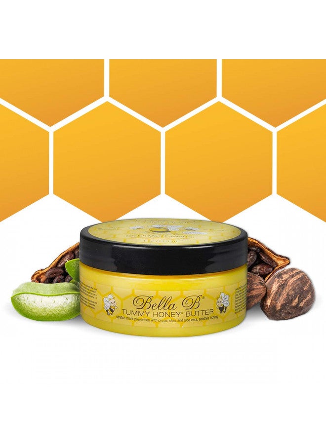 BELLA B Tummy Honey Butter 4 oz 1 Pack - Tummy Butter with Natural & Organic Ingredients - Pregnancy & Baby Safe - Use Daily for Fading Stretch Marks - Image 1