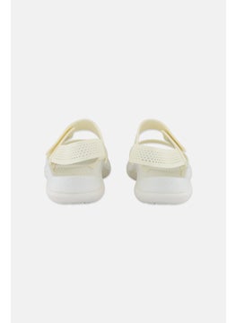 crocs Women Literide Velcro Closure Sandals, Off-White  - Image 4