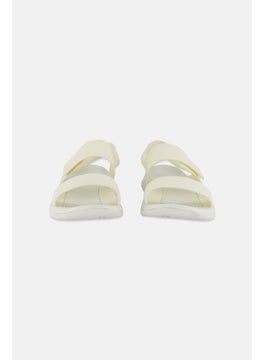 crocs Women Literide Velcro Closure Sandals, Off-White  - Image 2