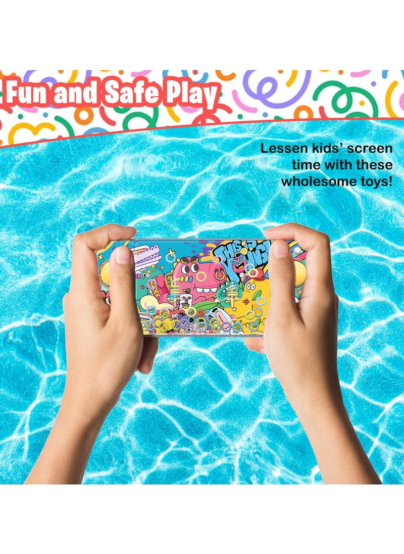Home Smart Home Smart Handheld Water Game Toss Ring 4 Pieces for Family Children learning Activity  - Image 4