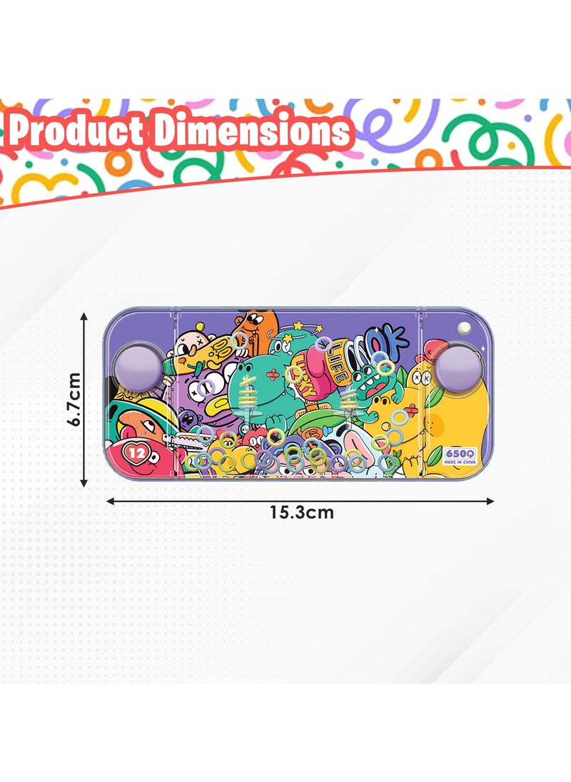 Home Smart Home Smart Handheld Water Game Toss Ring 4 Pieces for Family Children learning Activity  - Image 2