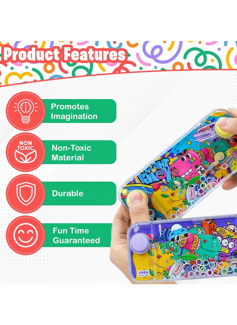 Home Smart Home Smart Handheld Water Game Toss Ring 4 Pieces for Family Children learning Activity  - Image 3