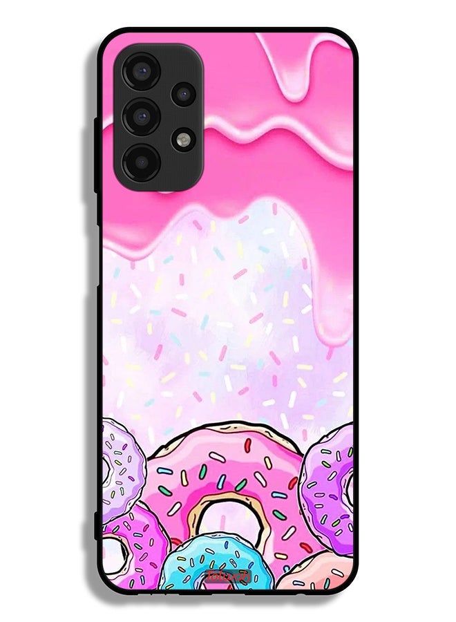 Tolwak Samsung Galaxy A13 4G Protective Case Cover Donut Colors - Image 1