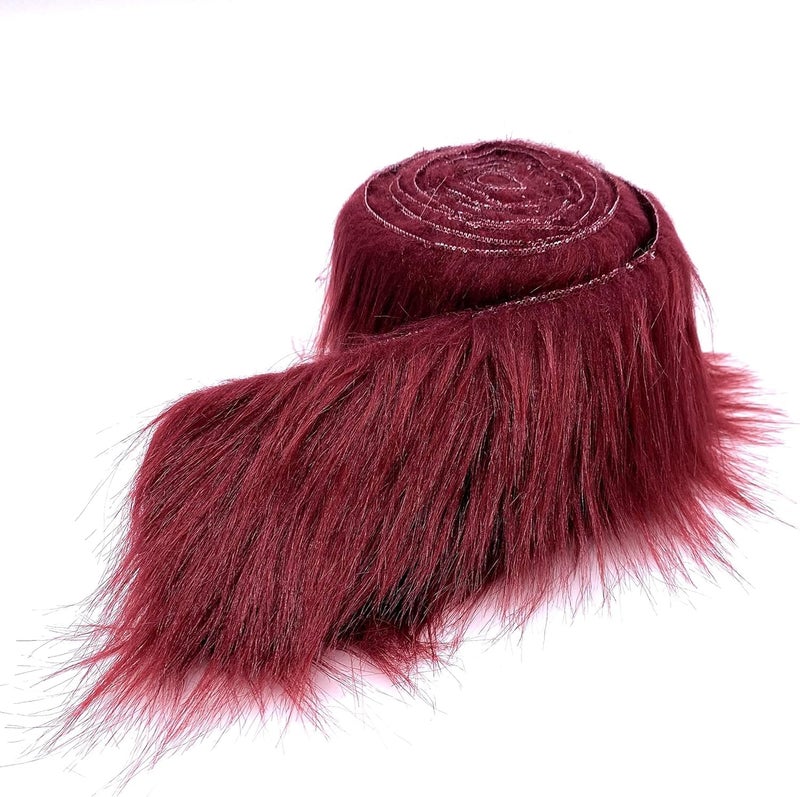 Ice Fabrics أقمشة صناعية للحرف اليدوية مزودة بشعر مصنوع يدويًا مقطوع مسبقًا - أبعاد 6" x 60"، شرائط قماش من الصوف الموهيري - ناعمة جدًا وكثيفة - مثالية للحرف اليدوية والأزياء والديكورات - باللون الفضي - 6x60 - Image 1