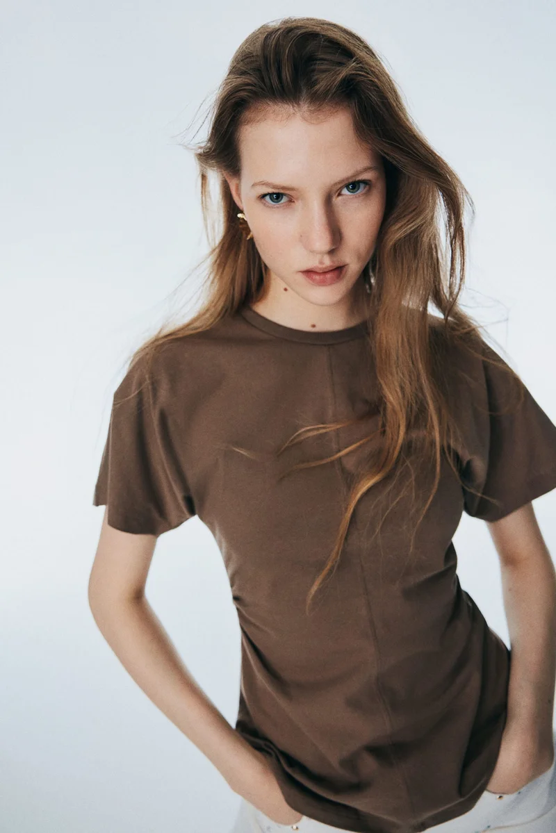 H&M Ruched T-shirt