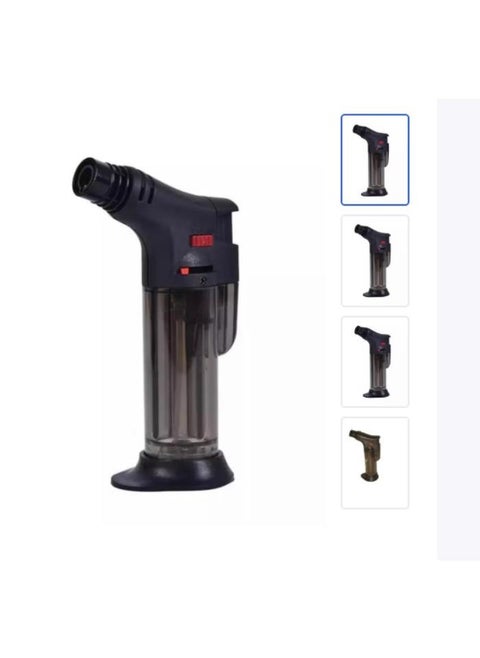 Charcoal and pastry roasting lighter that operates on gas and is refillable