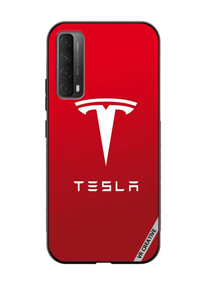 VR CREATIVE Protective Case Cover For Huawei Y7a Tesla Design Multicolour - Image 1