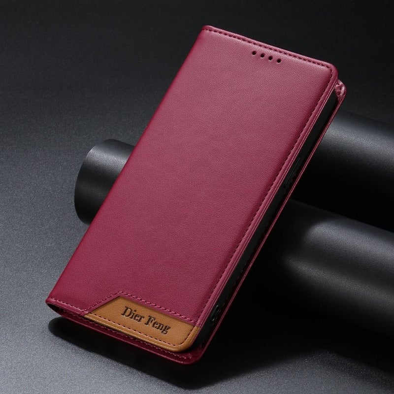 Brown Business Phone Case with Card Holder for Redmi Note 15 Pro Plus 5G - Image 4