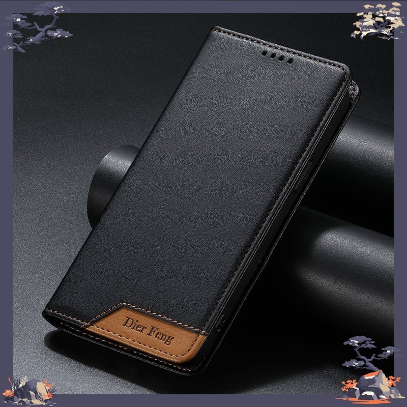 Brown Business Phone Case with Card Holder for Redmi Note 15 Pro Plus 5G - Image 1