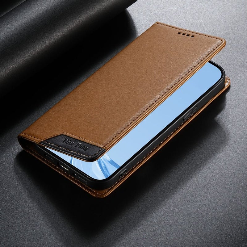 Brown Business Phone Case with Card Holder for Redmi Note 15 Pro Plus 5G - Image 2
