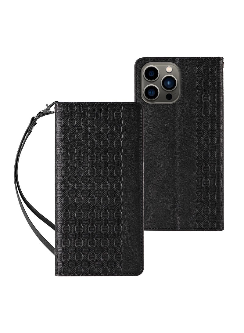 Loquat Suitable For iPhone Solid Color Flip Magnetic   Case - Image 1