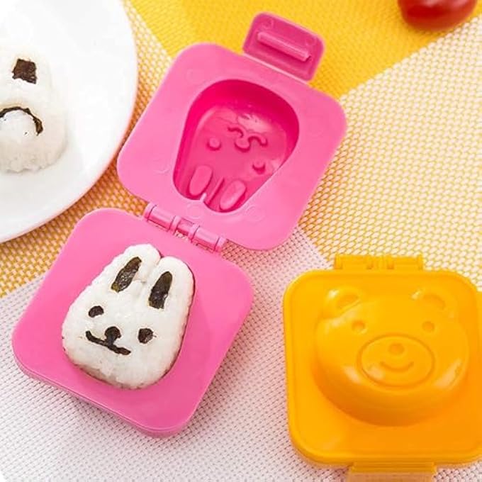 SWIUKPHE Egg Rice Mold 6Pcs Cartoon Cute Boil Shape Egg Sushi Rice Making Moulder Decorating Fondant Cake Tool For Kitchen Diy - Image 4
