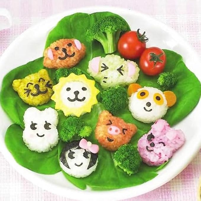 SWIUKPHE Egg Rice Mold 6Pcs Cartoon Cute Boil Shape Egg Sushi Rice Making Moulder Decorating Fondant Cake Tool For Kitchen Diy - Image 2