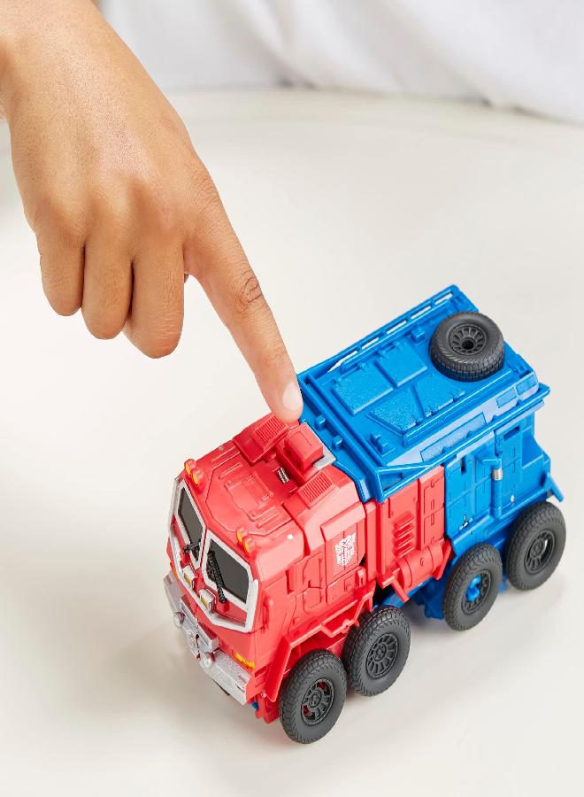 TRANSFORMERS Transformers Bumblebee Cyberverse Adventures Dinobots Unite Smash Changer Optimus Prime Action Figure, Toys for 6 Year Old Boys and Girls and Up, 9-Inch  - Image 3