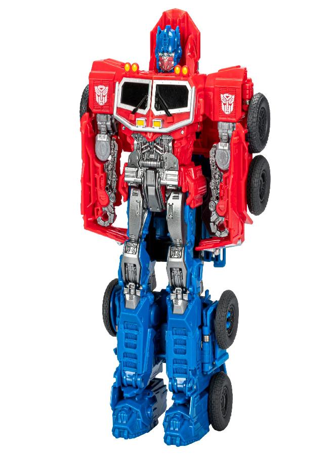 TRANSFORMERS Transformers Bumblebee Cyberverse Adventures Dinobots Unite Smash Changer Optimus Prime Action Figure, Toys for 6 Year Old Boys and Girls and Up, 9-Inch  - Image 4