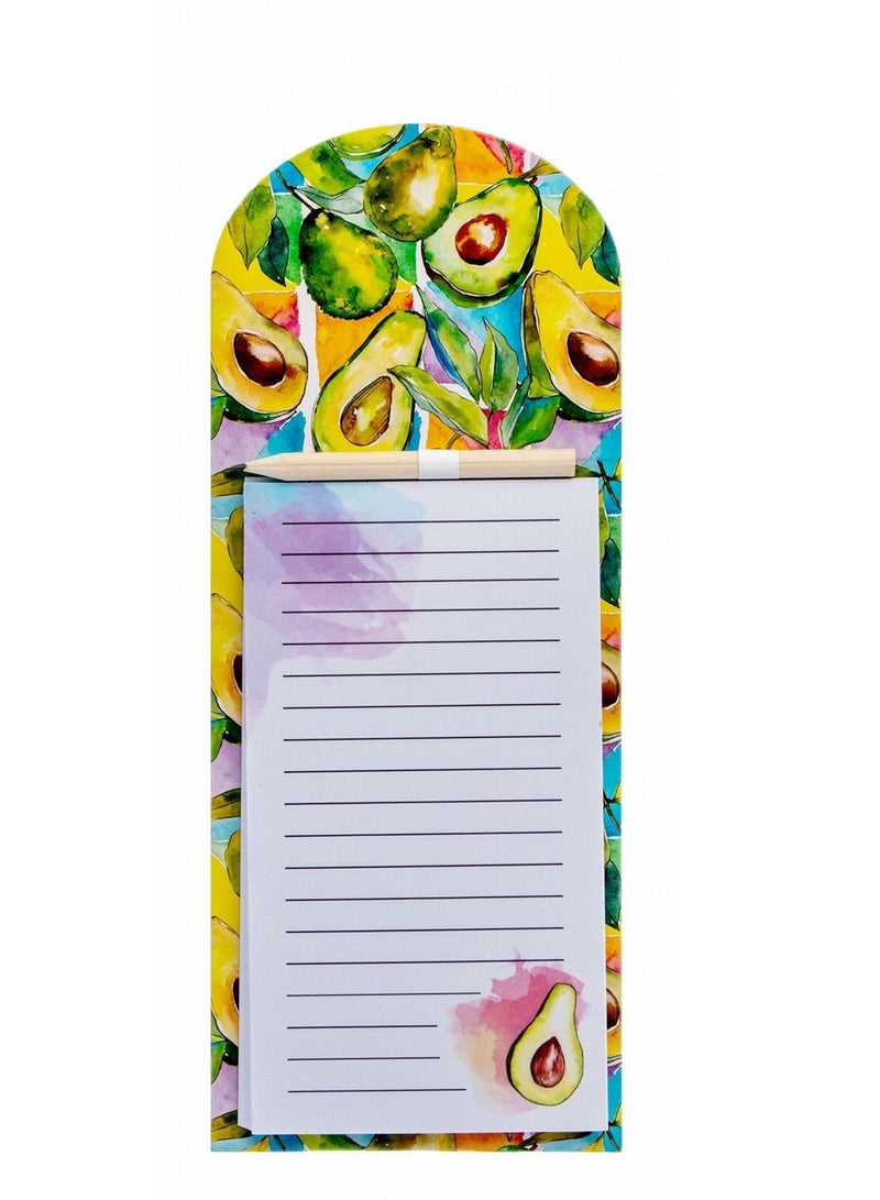 Generic 40-Sheet Memo Pad With Pencil And Magnetic Back Assorted Designs For Fridge, Locker, File Cabinet etc  - Image 3