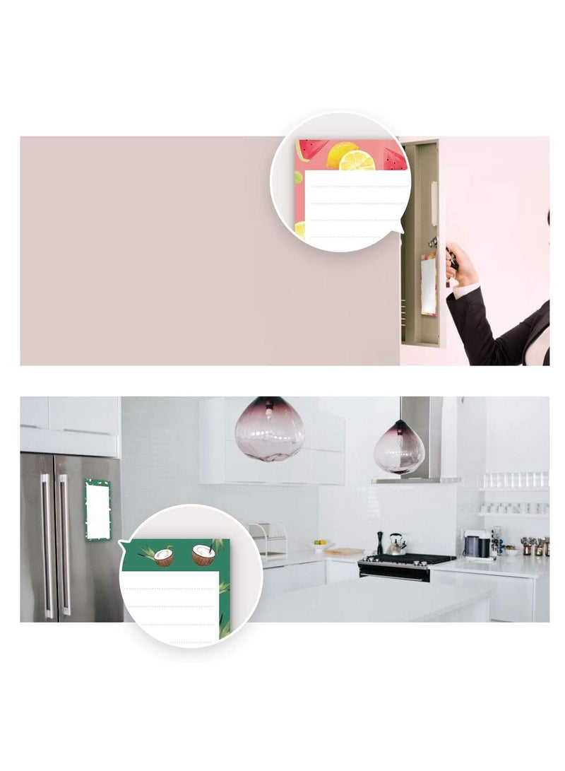 Generic 40-Sheet Memo Pad With Pencil And Magnetic Back Assorted Designs For Fridge, Locker, File Cabinet etc  - Image 5