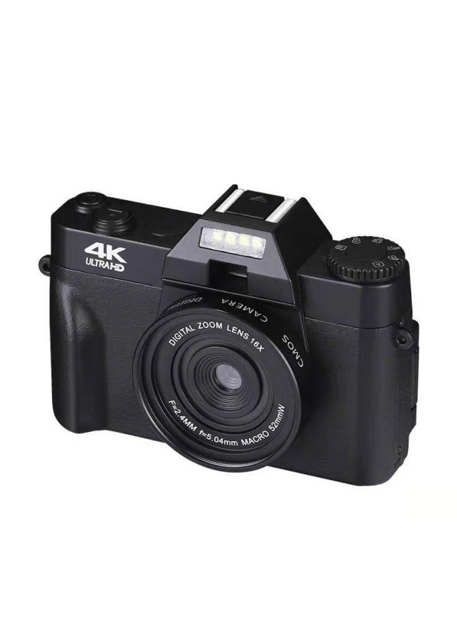 4K HD 48 million retro SLR digital camera filter wide-angle micro single student entry camera - Image 1