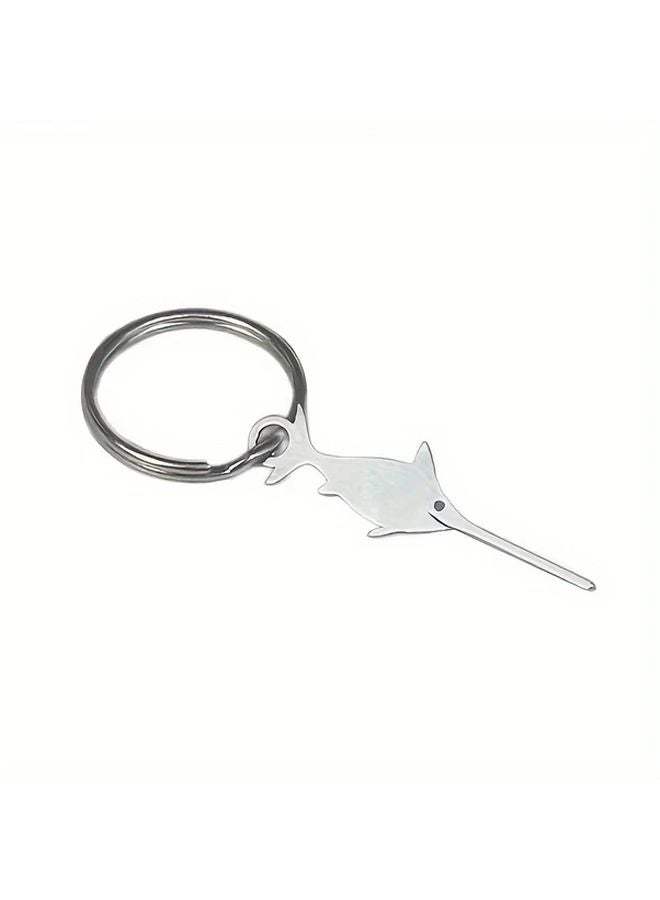 1pc Stainless Steel Swordfish Sim Card Eject Pin Tool For Smartphone - Image 5
