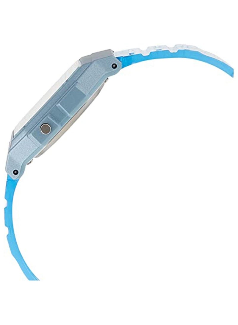 كاسيو Women's Resin Digital Wrist Watch F-91WS-2DF - 33 mm - Blue - Image 3
