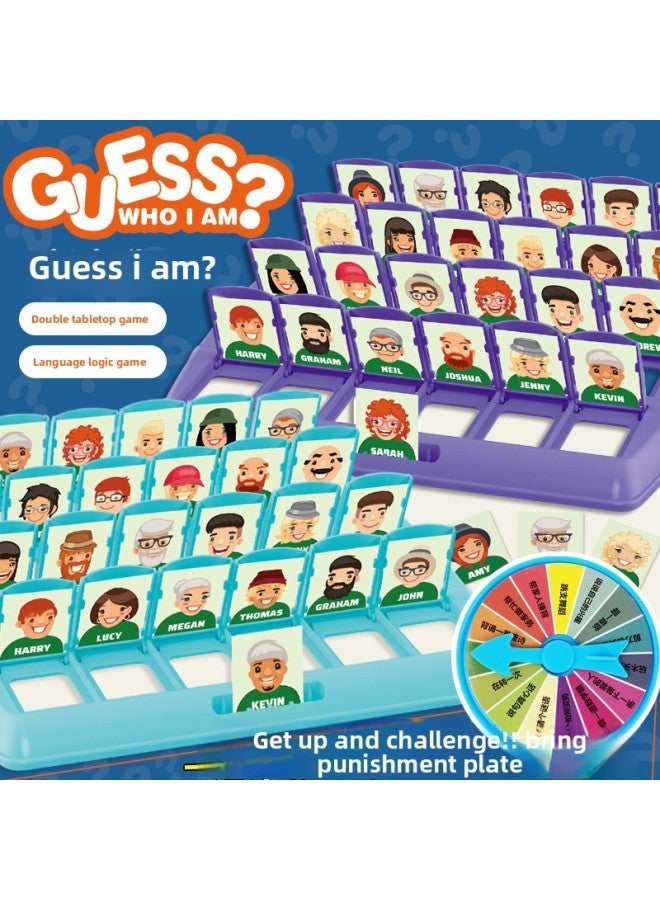 لعبة سطح المكتب متعددة الوظائف للأطفال، شجرة توازن الشطرنج، مجموعة كبيرة من المرح على شكل بطريق الجليد - اللون: [صندوق ألوان - هيكل بلاستيكي] 48 خرزة - قوس قزح شياو لو 210 جرام - Image 4