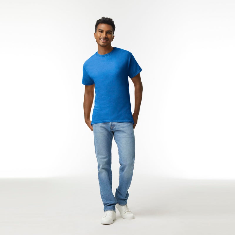 Gildan Adult Ultra Cotton T-Shirt, Style G2000, Multipack, Royal (2-Pack), Large - Image 3