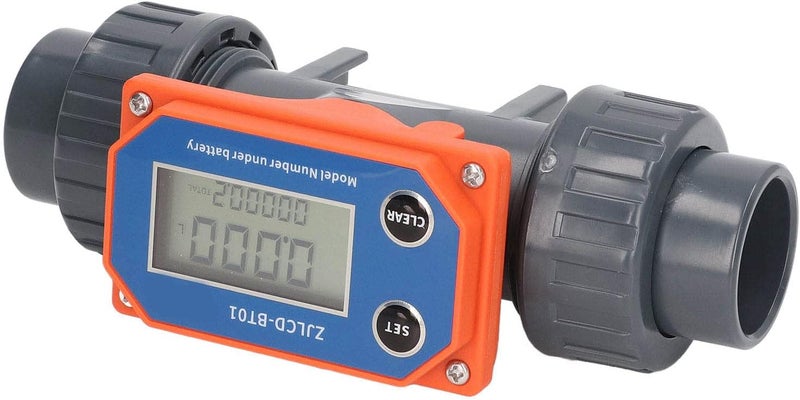 Bahels Water Flowmeter, Water Meter Wide Application Large Measuring Range High Accuracy for Swimming Pool - Image 1