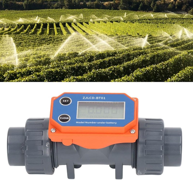 Bahels Water Flowmeter, Water Meter Wide Application Large Measuring Range High Accuracy for Swimming Pool - Image 2