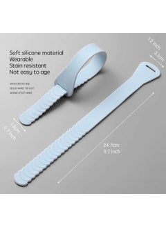 Hoppokart Toilet Seat Lid Lifting Band Foldabable Toilet Seat Help Lifter Band Lid Lifter Handle Bathroom Accessories Toilet Cover Support Lifter Toilet Lid Opener Pack of 2  - Image 2
