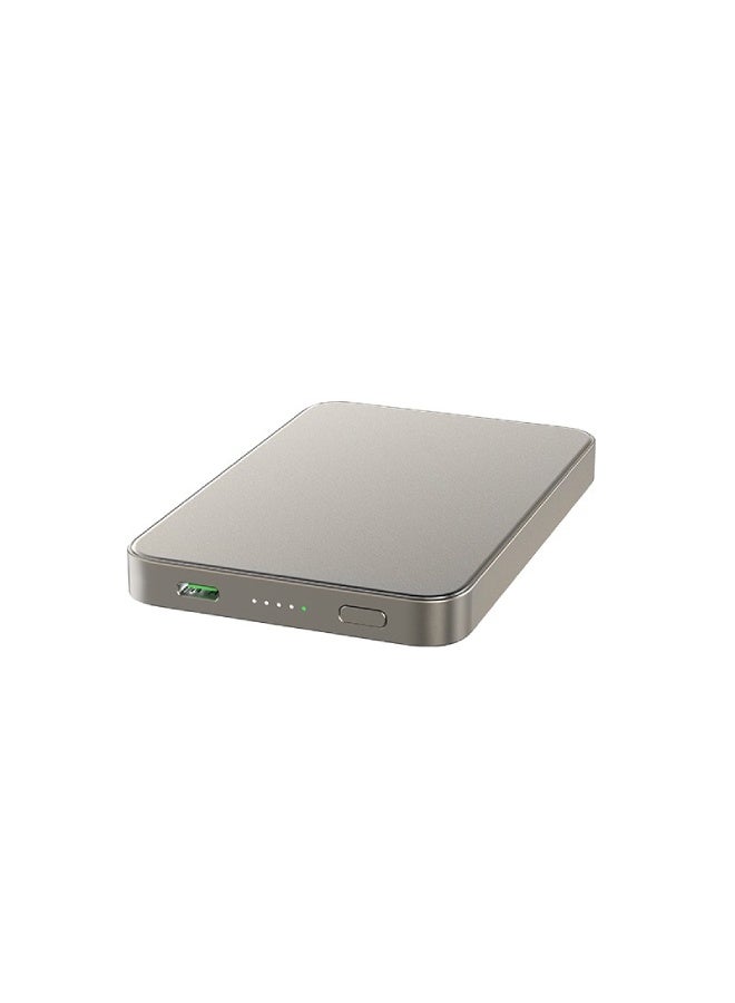 Nine 15W E Magnetic Wireless PowerBank 10000mAh - Gold - Image 2