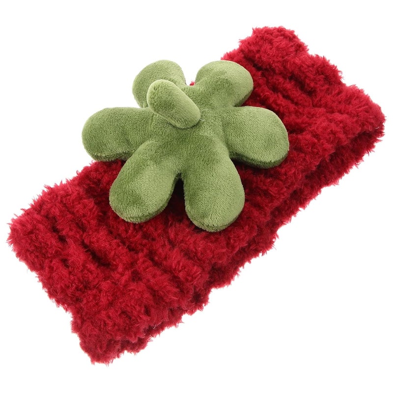 SHOWERORO Strawberry Pattern Spa Headband for Washing Face and Skincare, Wide Soft Makeup Hairband with Cartoon Design for Women and Teens - Image 1