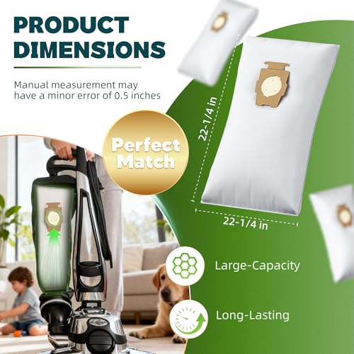 Improvedhand 12 Pack Vacuum Bags [Model 204814] Compatible with Kirby Sentria/Avalir/Ultimate G Series | Replaces F-Style & Twist-Style 204811 205811 204808 | Replacement Parts by Improvedhand - Image 3