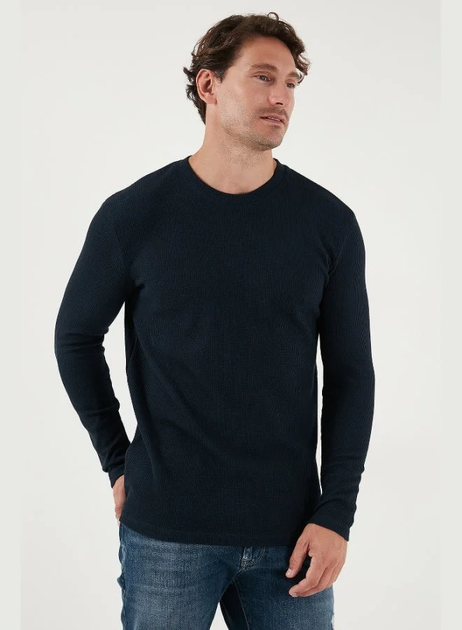 Buratti  Buratti Cotton Crew Neck Slim Fit Basic Sweat Men's SWEAT 5905073S2 for Men | Best Price UAE