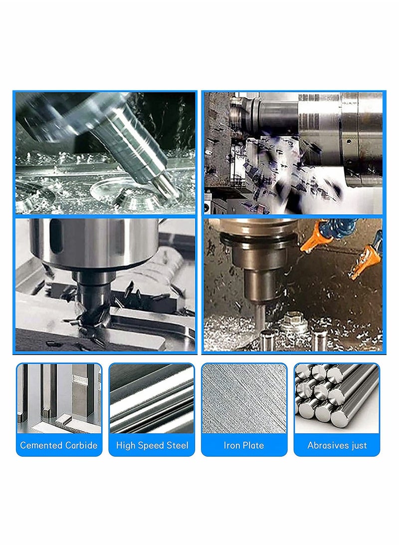 SYOSI - Combined Center Drill Bit Set 7 Pieces HSS 60 Degree Countersink Lathe Mill Tooling 1.0 1.5 2.0 2.5 3.0 4.0 5.0mm for Positioning and Chamfering of Wood Metal Alloys - Image 1