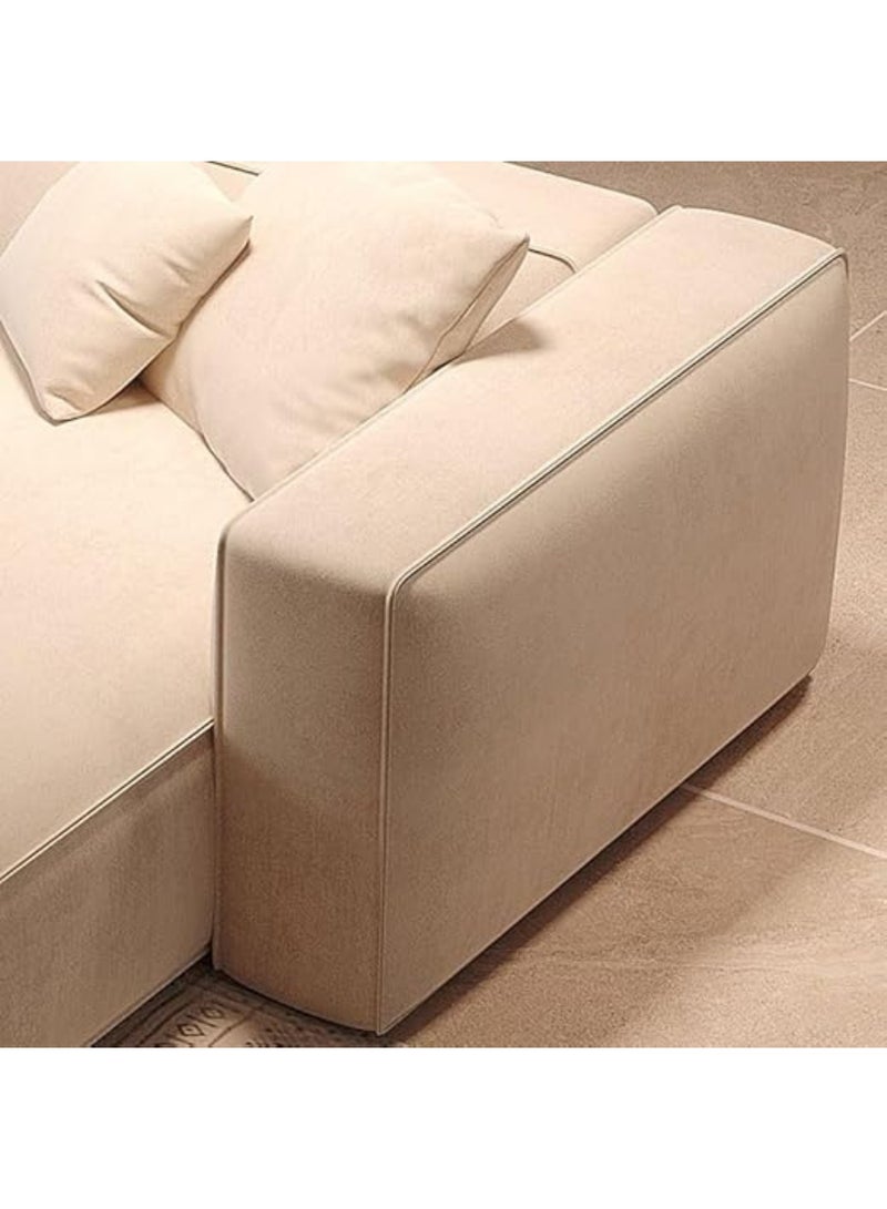 KUSTOMDECO Kustom Deco Affordable U-Shape Sofa Set 5 Seater Stylish Design with Durable Abrasive Cloth Upholstery - Image 5