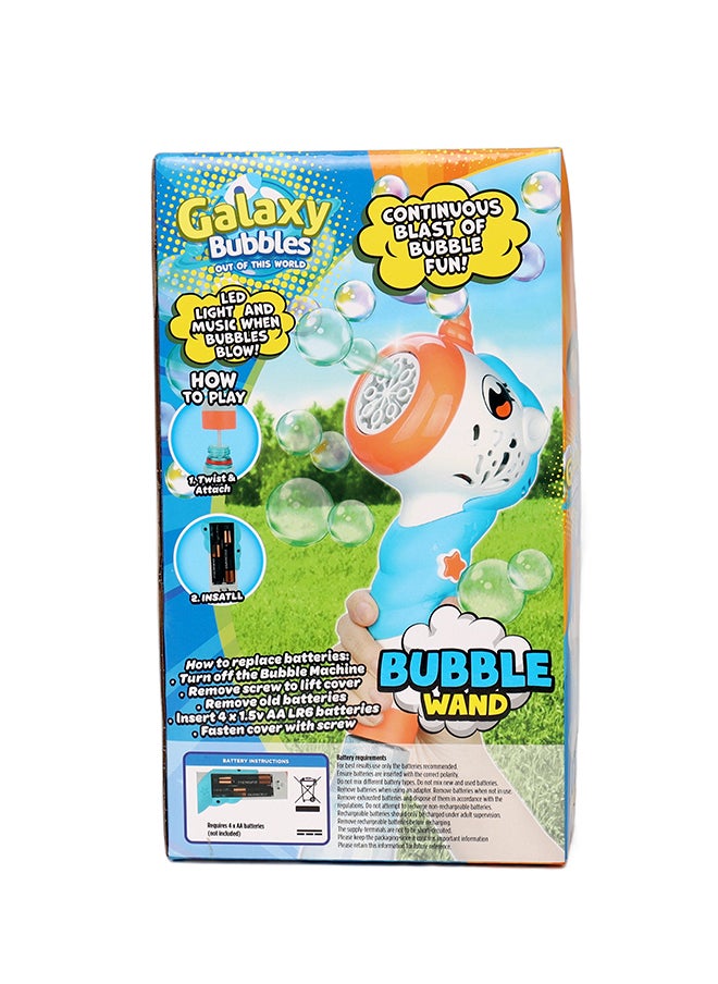 Galaxy Toys - Unicorn Bubble Wand With Light And Music - Image 1