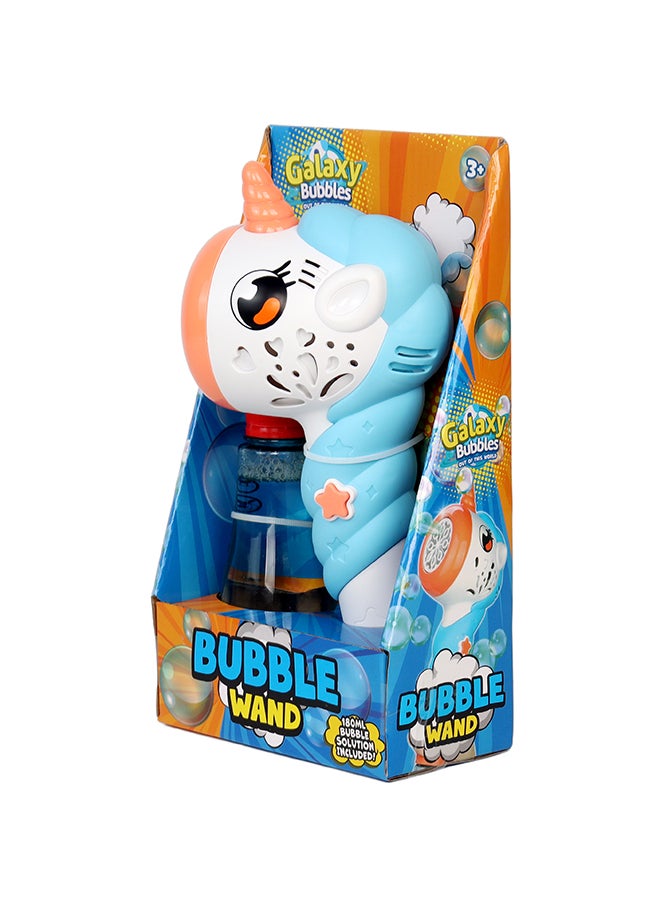 Galaxy Toys - Unicorn Bubble Wand With Light And Music - Image 1