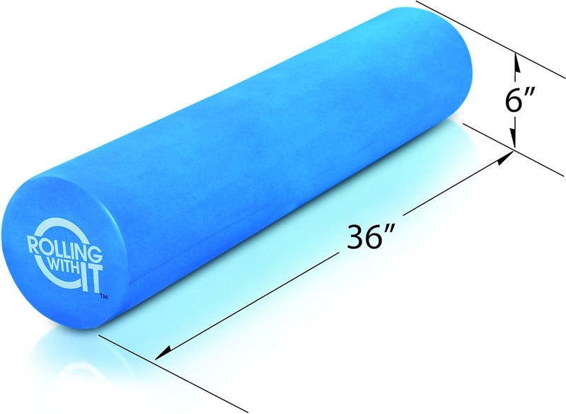 Rolling With It Foam Roller with High Density for Physical Therapy, Muscle Roller for Exercise and Muscle Recovery, Eco-Friendly Back Roller, Firm and Smooth Surface Massage Roller, Select Your Size - Image 3